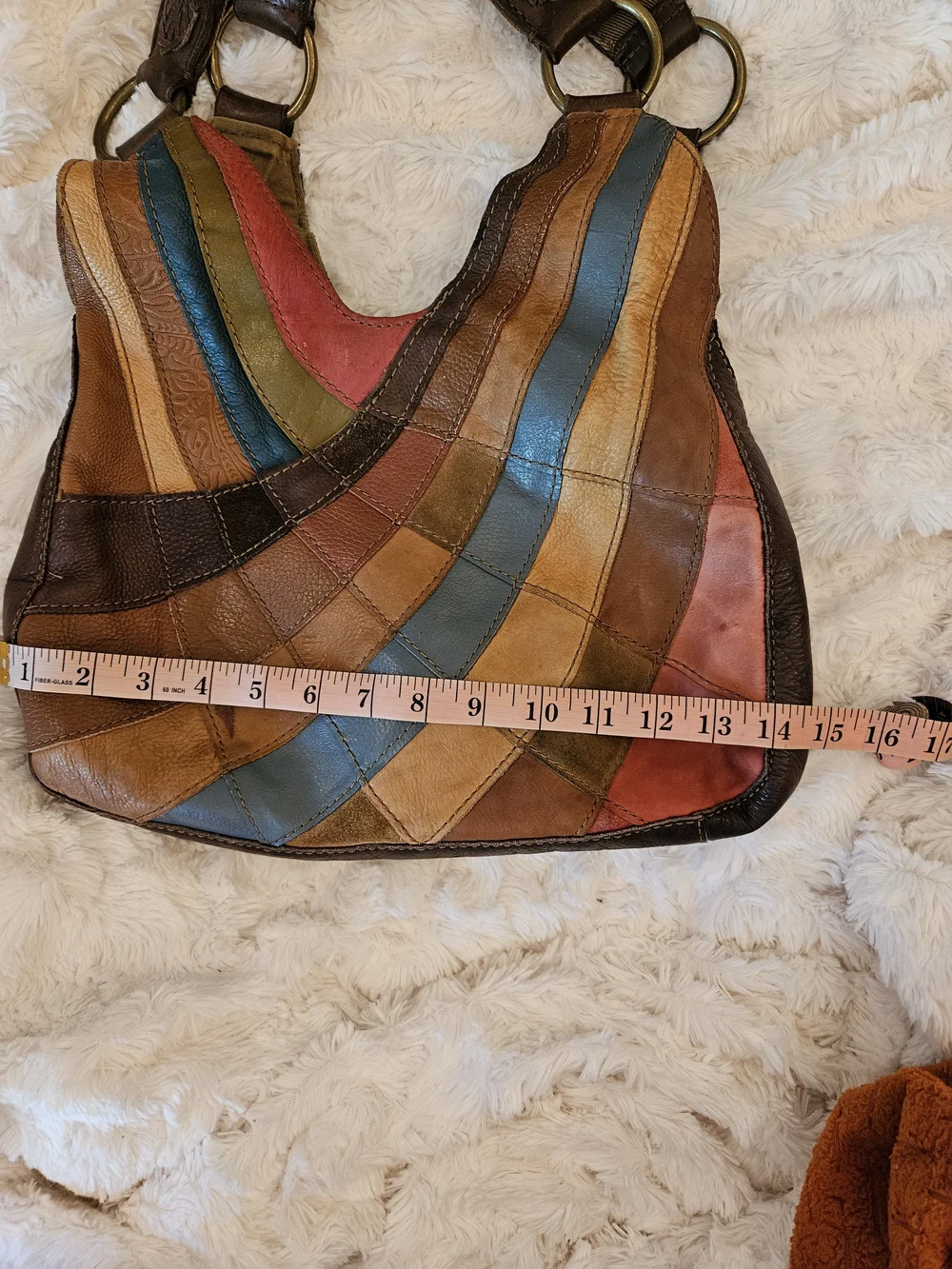 Vintage✨️Lucky Brand Slouchy Patchwork Hobo Bag